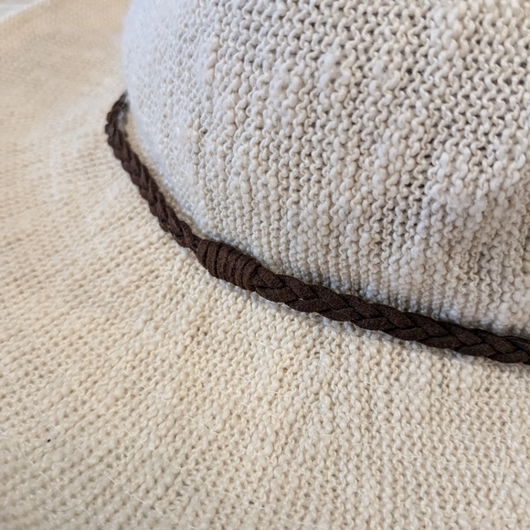 Urban Outfitters Staring at Stars Cotton Woven Floppy Soft Hat Natural - Picture 10 of 13